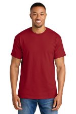 Gildan DryBlend 50 Cotton/50 Poly T-Shirt. 8000 Scarlet Red