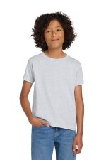 Gildan Youth DryBlend 50 Cotton/50 Poly T-Shirt. 8000B Ash