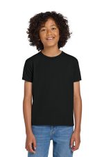 Gildan Youth DryBlend 50 Cotton/50 Poly T-Shirt. 8000B Black
