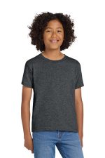 Gildan Youth DryBlend 50 Cotton/50 Poly T-Shirt. 8000B Dark Heather