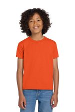 Gildan Youth DryBlend 50 Cotton/50 Poly T-Shirt. 8000B Orange