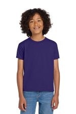 Gildan Youth DryBlend 50 Cotton/50 Poly T-Shirt. 8000B Purple