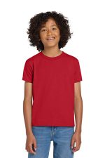 Gildan Youth DryBlend 50 Cotton/50 Poly T-Shirt. 8000B Red