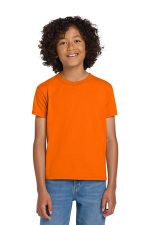 Gildan Youth DryBlend 50 Cotton/50 Poly T-Shirt. 8000B S. Orange