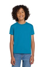 Gildan Youth DryBlend 50 Cotton/50 Poly T-Shirt. 8000B Sapphire