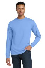 Gildan - DryBlend 50 Cotton/50 Poly Long Sleeve T-Shirt. 8400 Carolina Blue