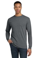 Gildan - DryBlend 50 Cotton/50 Poly Long Sleeve T-Shirt. 8400 Dark Heather