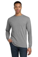 Gildan - DryBlend 50 Cotton/50 Poly Long Sleeve T-Shirt. 8400 Graphite Heather