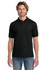 Gildan - DryBlend 6-Ounce Jersey Knit Sport Shirt. 8800 Black