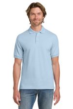 Gildan - DryBlend 6-Ounce Jersey Knit Sport Shirt. 8800 Light Blue