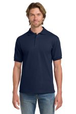 Gildan - DryBlend 6-Ounce Jersey Knit Sport Shirt. 8800 Navy