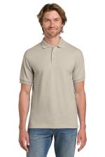 Gildan - DryBlend 6-Ounce Jersey Knit Sport Shirt. 8800 Sand