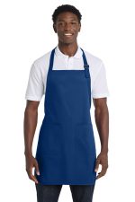 Port Authority Full-Length Apron with Pockets. A500 Royal