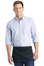 Port Authority Three-Pocket Waist Apron. A602 Navy