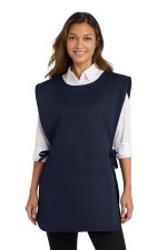 Port Authority Easy Care Cobbler Apron with Stain Release. A705 Navy