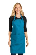 Port Authority Signature Heavy Twill Bib Apron A900 Parcel Blue