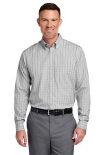 Brooks Brothers Wrinkle-Free Stretch Patterned Shirt BB18008 Shadow Grey