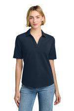 Brooks Brothers Women's Pinpoint Pique Polo BB18223 Navy Blazer