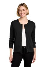 Brooks Brothers Women's Washable Merino Cardigan Sweater BB18413 Deep Black