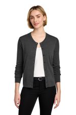 Brooks Brothers Women's Washable Merino Cardigan Sweater BB18413 Windsor Grey Heather