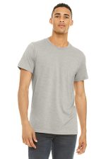 BELLA+CANVAS Unisex Heather CVC Short Sleeve Tee. BC3001CVC Heather Dust