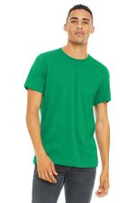 BELLA+CANVAS Unisex Heather CVC Short Sleeve Tee. BC3001CVC Heather Kelly