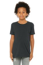 BELLA+CANVAS Youth Jersey Short Sleeve Tee. BC3001Y Dark Grey