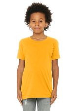 BELLA+CANVAS Youth Jersey Short Sleeve Tee. BC3001Y Gold