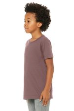 BELLA+CANVAS Youth Jersey Short Sleeve Tee. BC3001Y Mauve