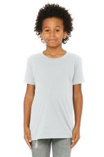 BELLA+CANVAS Youth Jersey Short Sleeve Tee. BC3001Y Silver