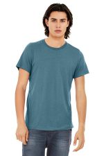 BELLA+CANVAS Unisex Triblend Short Sleeve Tee. BC3413 Denim Triblend