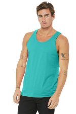 BELLA+CANVAS Unisex Jersey Tank. BC3480 Teal