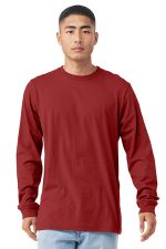 BELLA+CANVAS Unisex Jersey Long Sleeve Tee. BC3501 Canvas Red