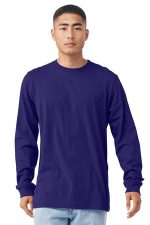 BELLA+CANVAS Unisex Jersey Long Sleeve Tee. BC3501 Team Purple