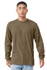 BELLA+CANVAS Unisex Jersey Long Sleeve Tee. BC3501 Vintage Brown