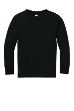 BELLA+CANVAS Toddler Jersey Long Sleeve Tee BC3501T Black