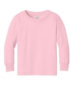 BELLA+CANVAS Toddler Jersey Long Sleeve Tee BC3501T Pink