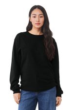 BELLA+CANVAS Unisex 6-Ounce Heavyweight Long Sleeve Tee BC3511 Black