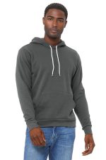 BELLA+CANVAS Unisex Sponge Fleece Pullover Hoodie. BC3719 Asphalt