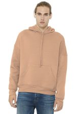 BELLA+CANVAS Unisex Sponge Fleece Pullover DTM Hoodie. BC3729 Peach