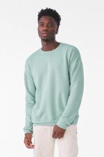 BELLA+CANVAS Unisex Sponge Fleece Drop Shoulder Sweatshirt. BC3945 Dusty Blue