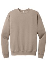 BELLA+CANVAS Unisex Sponge Fleece Drop Shoulder Sweatshirt. BC3945 Tan