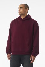 BELLA+CANVAS Unisex 10-Ounce Heavyweight Pullover Hoodie BC4719 Maroon