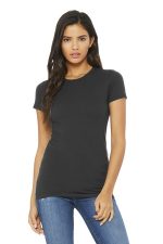 BELLA+CANVAS Women's Slim Fit Tee. BC6004 Asphalt