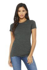 BELLA+CANVAS Women's Slim Fit Tee. BC6004 Deep Heather