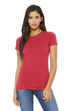 BELLA+CANVAS Women's Slim Fit Tee. BC6004 Heather Red