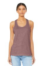 BELLA+CANVAS Women's Jersey Racerback Tank. BC6008 Heather Mauve