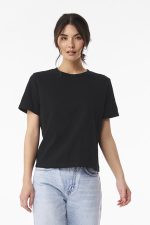 BELLA+CANVAS Women's 6-Ounce Heavyweight Tee BC6110 Vintage Black