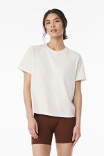 BELLA+CANVAS Women's 6-Ounce Heavyweight Tee BC6110 Vintage White