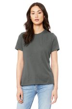 BELLA+CANVAS Women's Relaxed Jersey Short Sleeve Tee. BC6400 Asphalt
